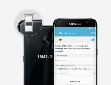 samsung lost phone-set up a guardian